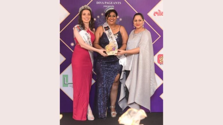 Proud moment for Mumbai’s Shivangi Dalvi as she bags two crowns at the Mrs Maharashtra 2023 pageant – Mrs Confident & Mrs Talented