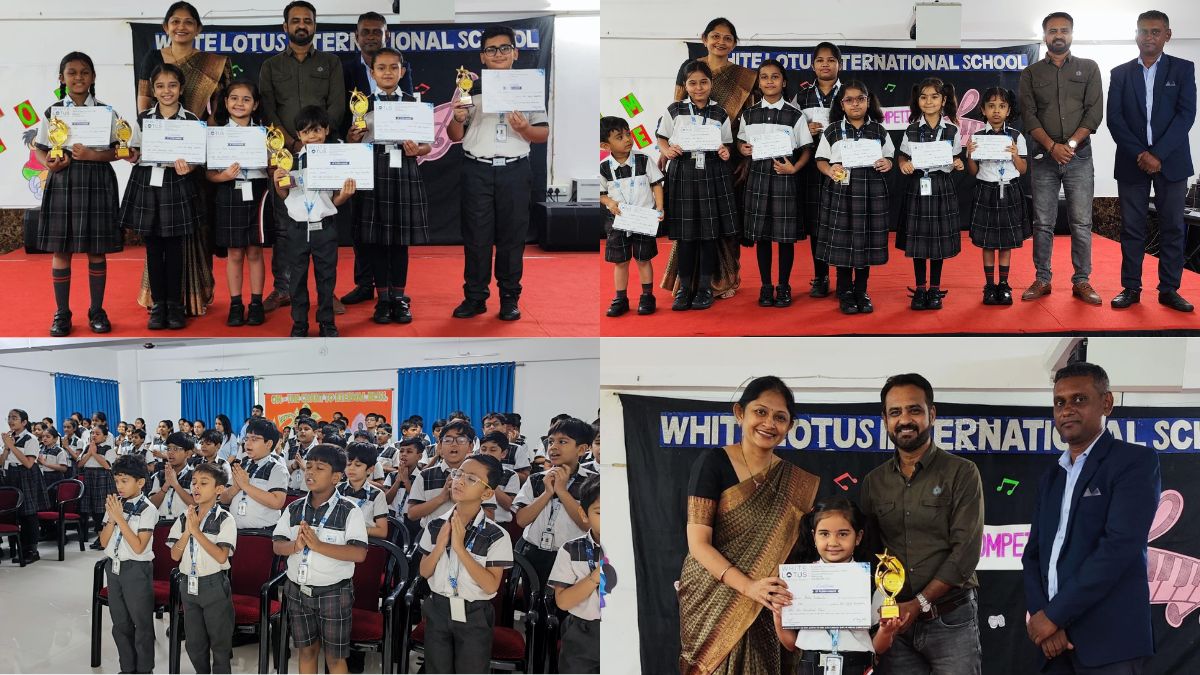 સુર અને પ્રતિભાનું ઉજવણી: વ્હાઇટ લોટસ ઇન્ટરનેશનલ સ્કૂલમાં સોલો સિંગિંગ સ્પર્ધા