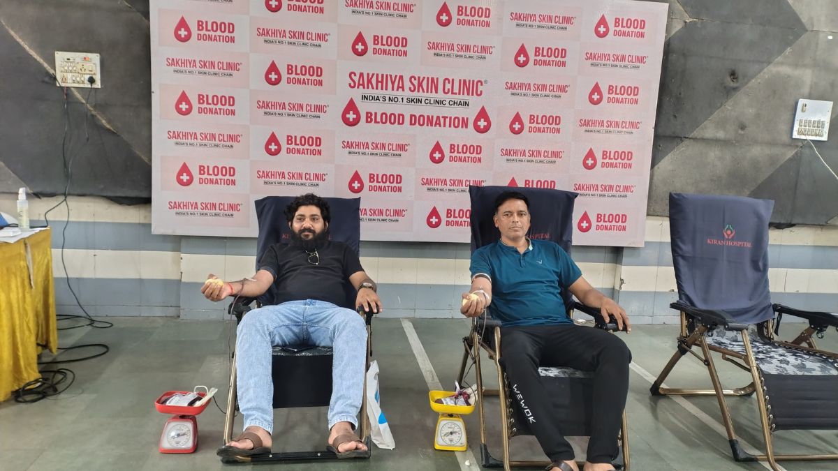 ડૉક્ટર્સ ડેના અવસરે ઇન્ડિયન મેડિકલ એસોસિયેશન અને સખિયા સ્કિન ક્લિનિક દ્વારા રક્તદાન શિબિરનું આયોજન