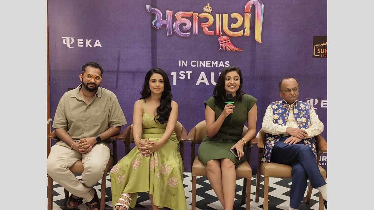 મનોરંજન અને હાસ્યથી ભરપૂર એક સોશિયલ કોમેડી ફિલ્મ “મહારાણી”ના કલાકારો અને નિર્દેશક સુરતના મહેમાન બન્યા