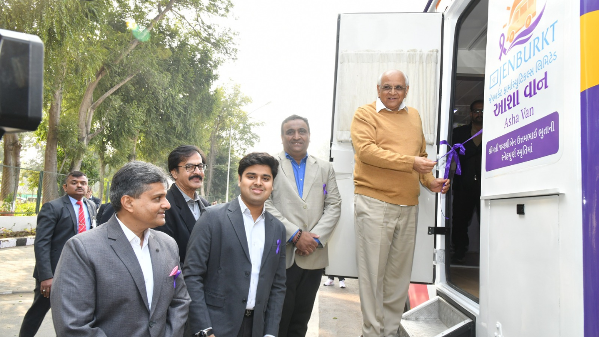 જેનબકર્ટે ગુજરાતમાં ભારતની પ્રથમ વ્યાપક 10 પ્રકારનીકેન્સર સ્ક્રીનીંગ વાનની શરૂઆત કરી