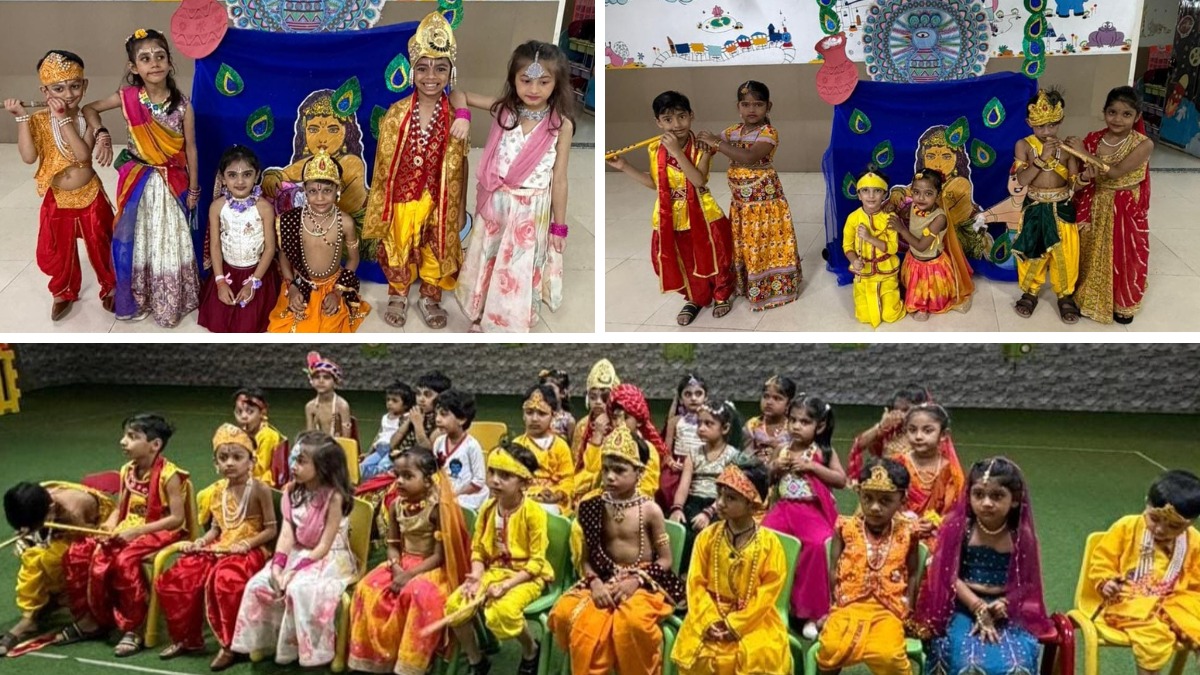 વ્હાઇટ લોટસ ઇન્ટરનેશનલ સ્કૂલમાં ભક્તિ, ઉલ્લાસ અને સાંસ્કૃતિક ભવ્યતા સાથે જન્માષ્ટમી ઉત્સવની ઊજવણી